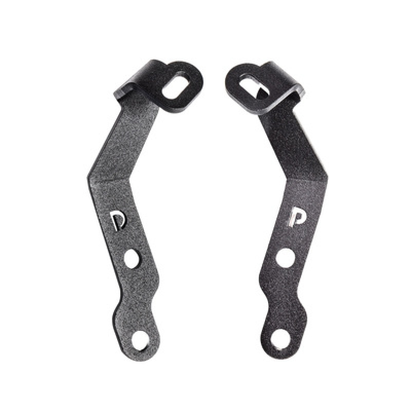 Mercedes-Benz Sprinter 2500 Light Mounts - Go Rhino - XE Hood Hinge Cube Light Mount - Textured Black - `14-`22